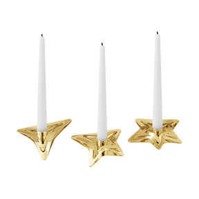 2021 Christmas Candle Holders, 3 pcs