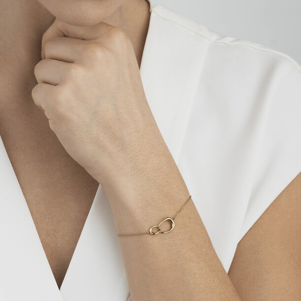 OFFSPRING interlocking mother and child bracelet in 18k gold