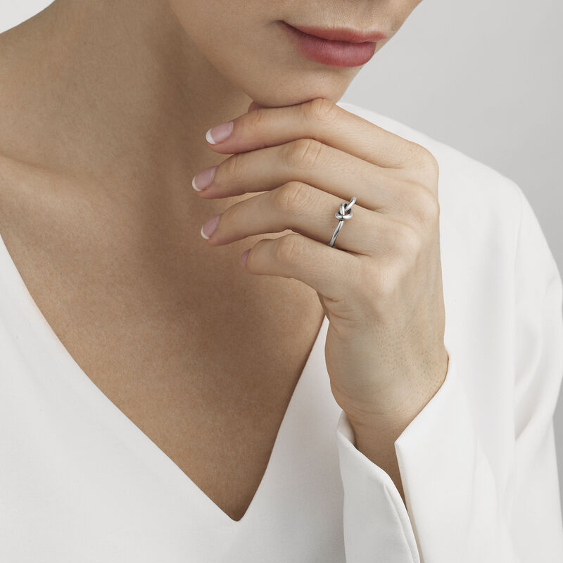 Love Knot Sterling Silver Ring Georg Jensen 20% of proceeds are donated to charities. love knot ring