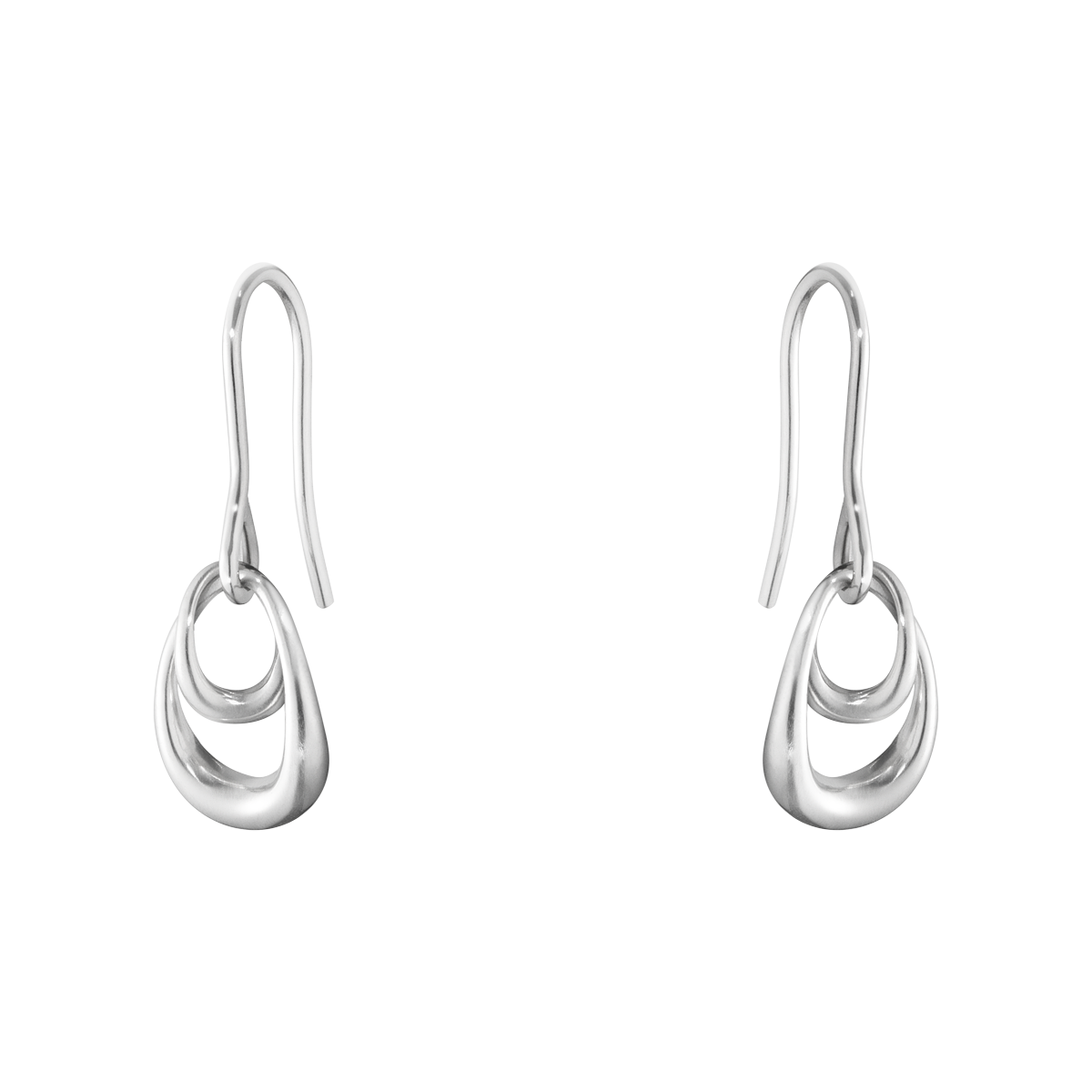 Offspring silver mother and daughter earrings | Georg Jensen
