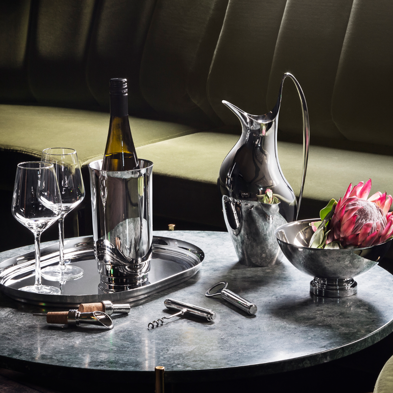 Manhattan stainless steel wine stopper Jensen