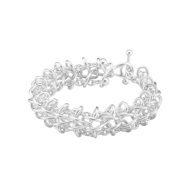 ウェフト (Weft by Georg Jensen) ダブルリンクブレスレット
