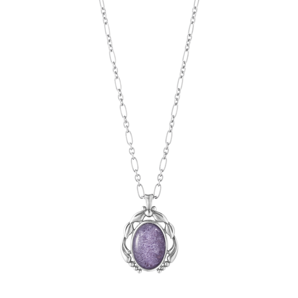 年度heritage 項鍊台灣限定 純銀 紫龍晶 Georg Jensen 喬治傑生