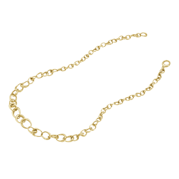 18金リング✾ 11号✾ BENETTON✾ Stax Statement Ring in 18K Yellow Gold with Diamonds, 22mm