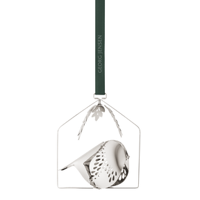 2018 Christmas Mobile Winter Bird - palladium plated