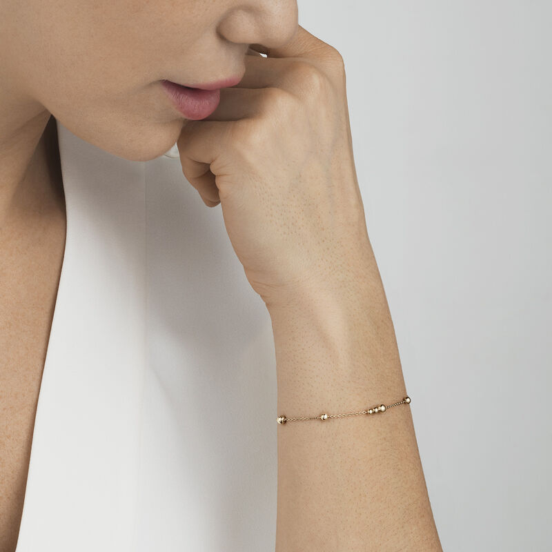Moonlight Grapes rose gold fine bracelet | Georg Jensen