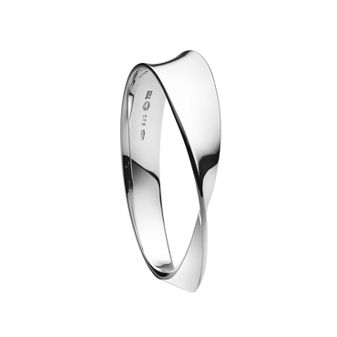 Mobius bangle in sterling silver for women Georg Jensen