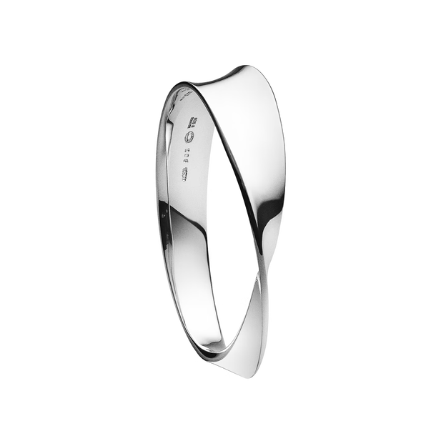 Mobius bangle in sterling silver for women Georg Jensen
