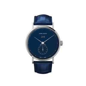 KOPPEL 大日曆 - 41 mm，小三針自動腕錶，藍色錶盤