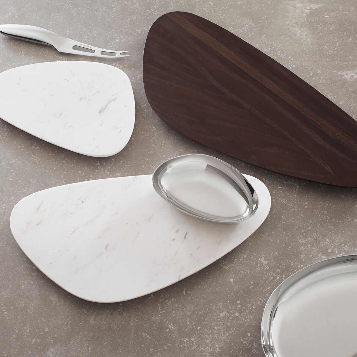 Sky stainless steel cheese knife | Georg Jensen