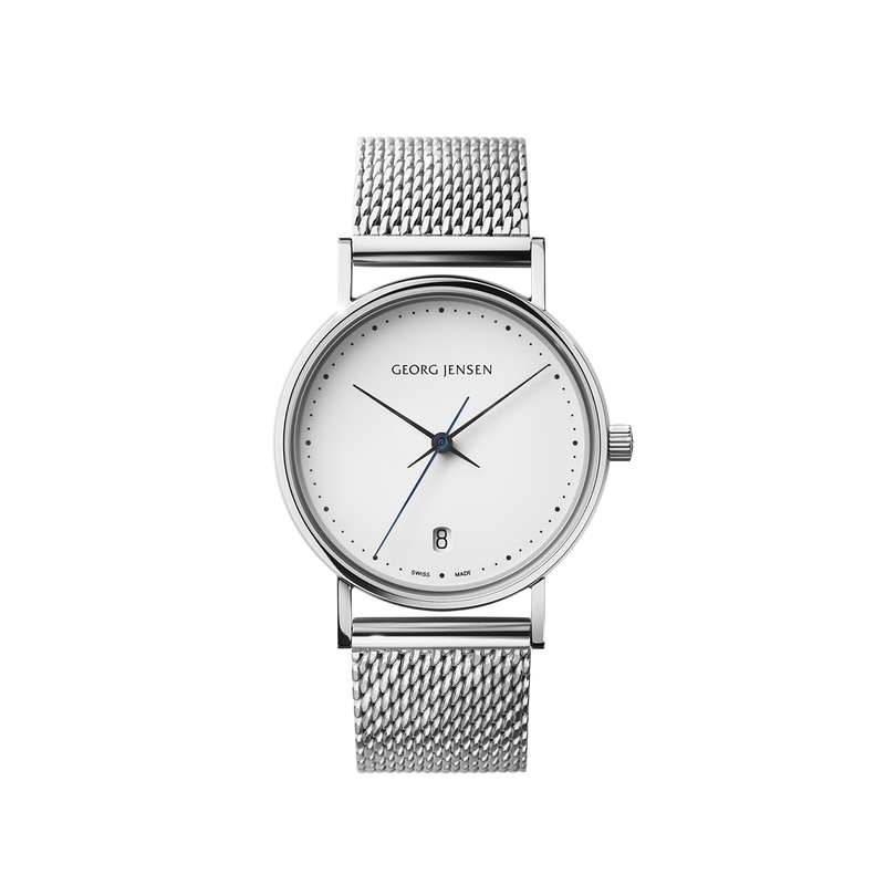 KOPPEL - 32 mm，石英，白色錶盤，手環
