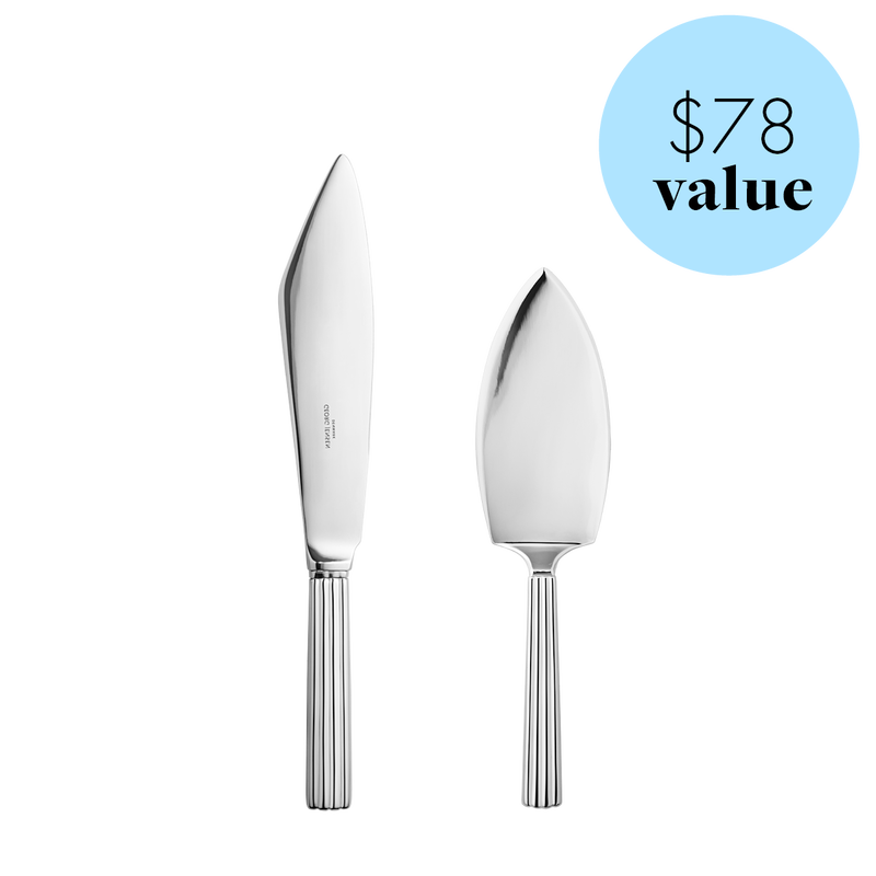 BERNADOTTE Cake Spade & Knife set Original Design by Sigvard