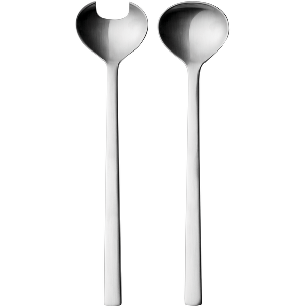 NEW YORK Salad servers in stainless steel | Georg Jensen