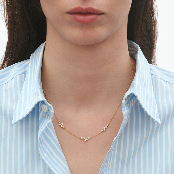 GEORG JENSEN SIGNATURE DIAMONDS ネックレス