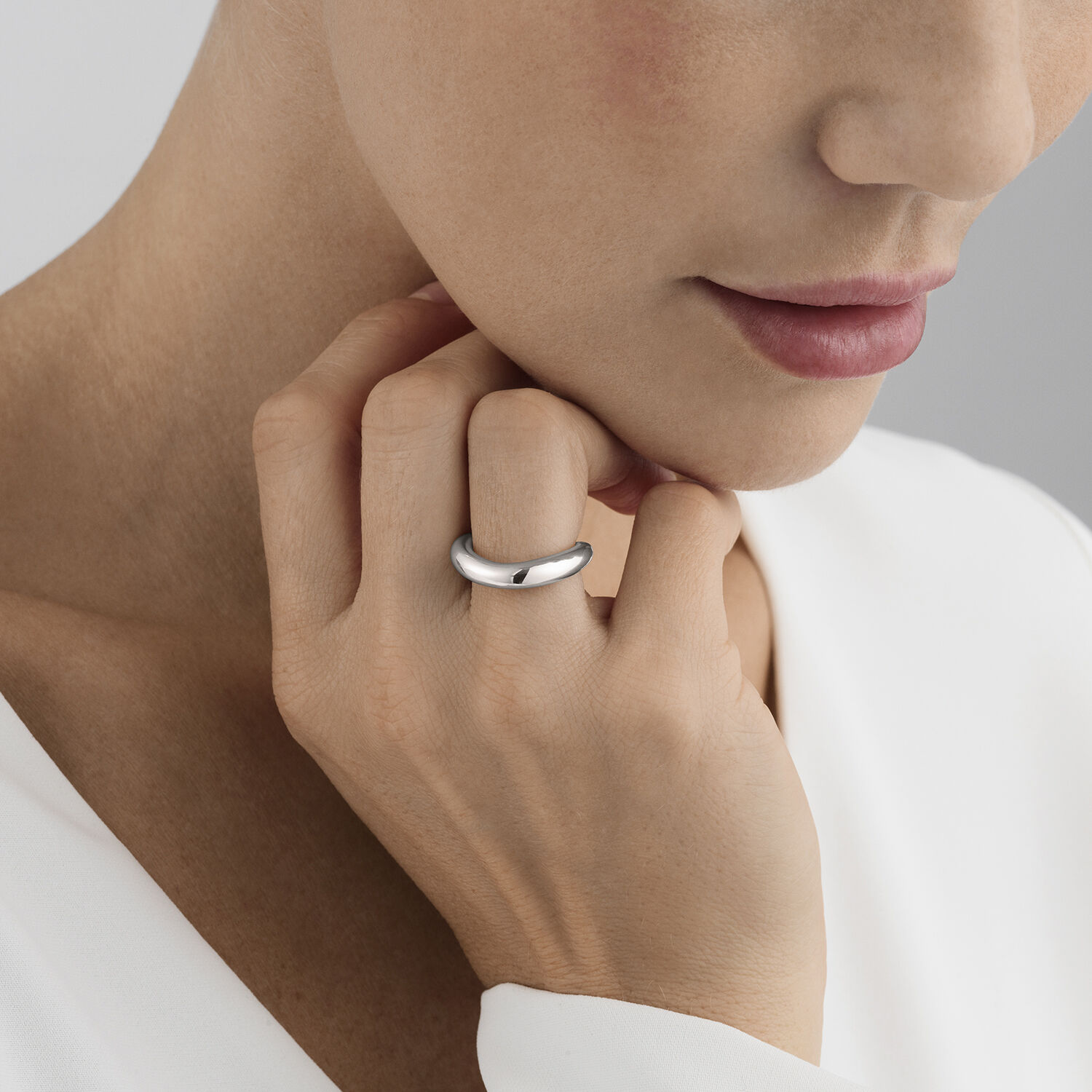 GEORG JENSEN ガーネット リング-