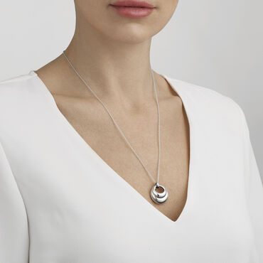 CURVE Necklace with Pendant