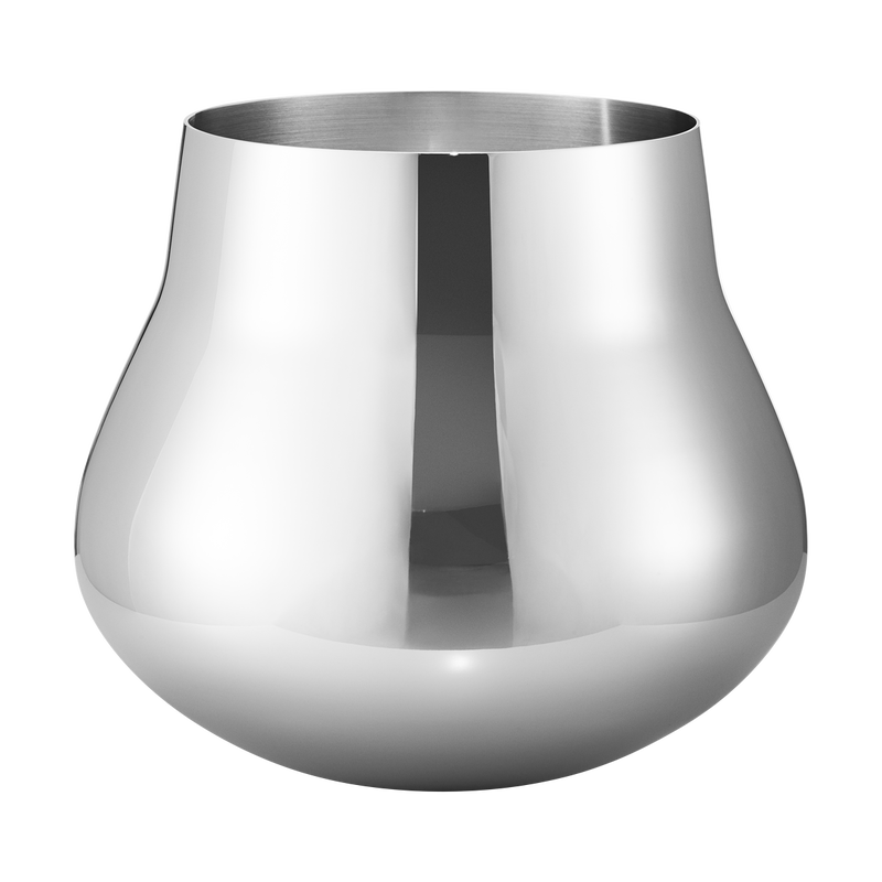 SKY champagne & wine cooler in stainless steel, mirror