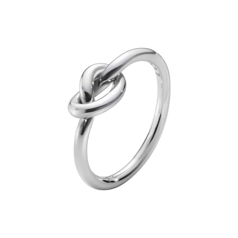 Love Knot Sterling Silver Ring Georg Jensen Home/jewellery/georg jensen/rings/georg jensen aria two row silver ring 3560207. love knot ring