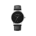 KOPPEL - 32 mm, Quartz, black dial, black leather strap