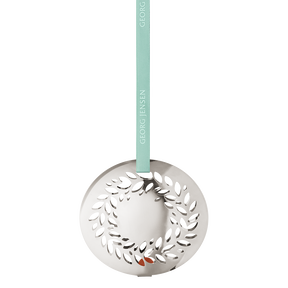 2016 Christmas Mobile Magnolia Wreath, palladium plated