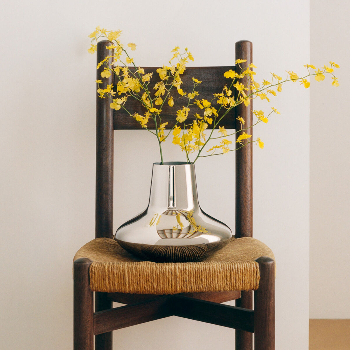 KOPPEL 花瓶，大| 不鏽鋼| Georg Jensen 喬治傑生