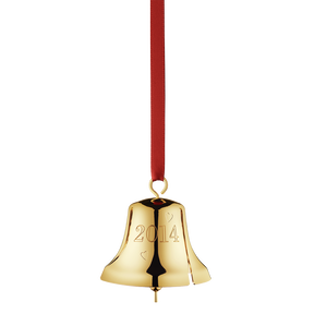 2014 Christmas Bell, gold plated