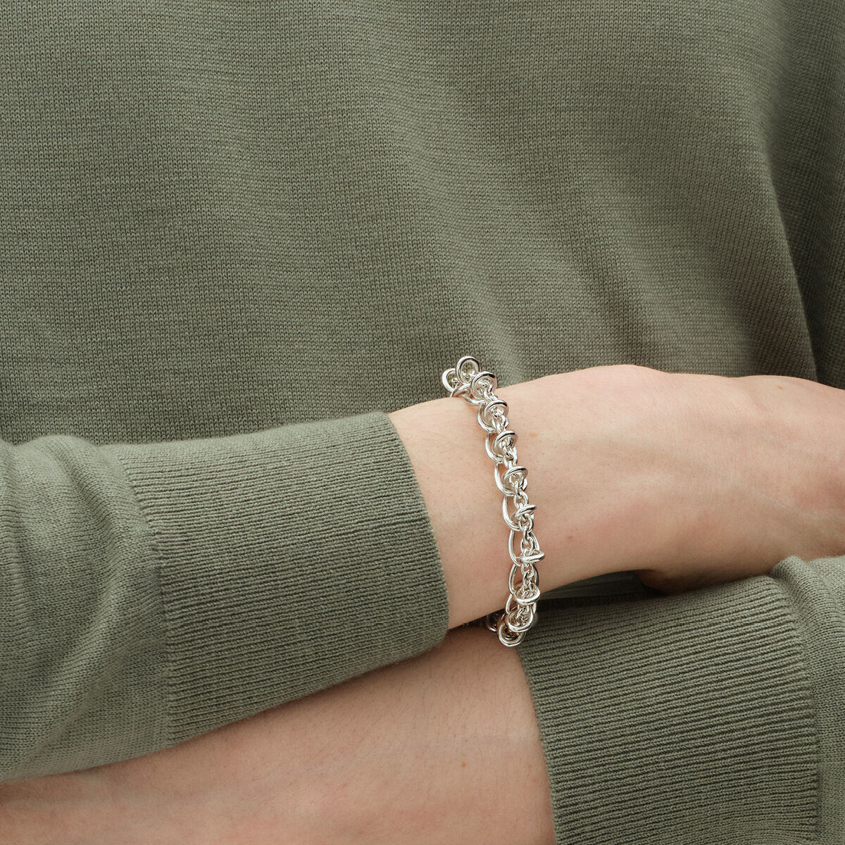 ウェフト (Weft by Georg Jensen) シングルリンクブレスレット