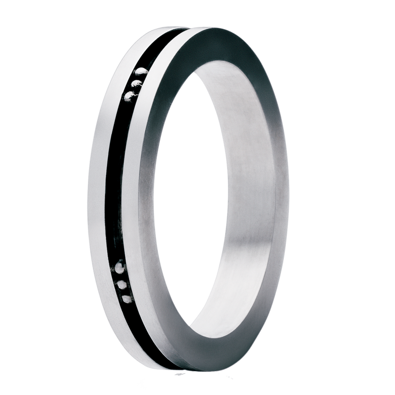 GROOVE ring sterling silver I Jensen