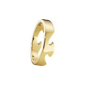 FUSION Ring Endstück - 18 kt Gelbgold