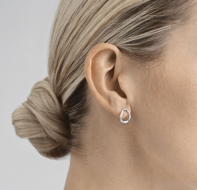 Fugtighed kerne Arbejdsgiver Offspring øreringe i sterlingsølv - organisk, elegant smykkedesign