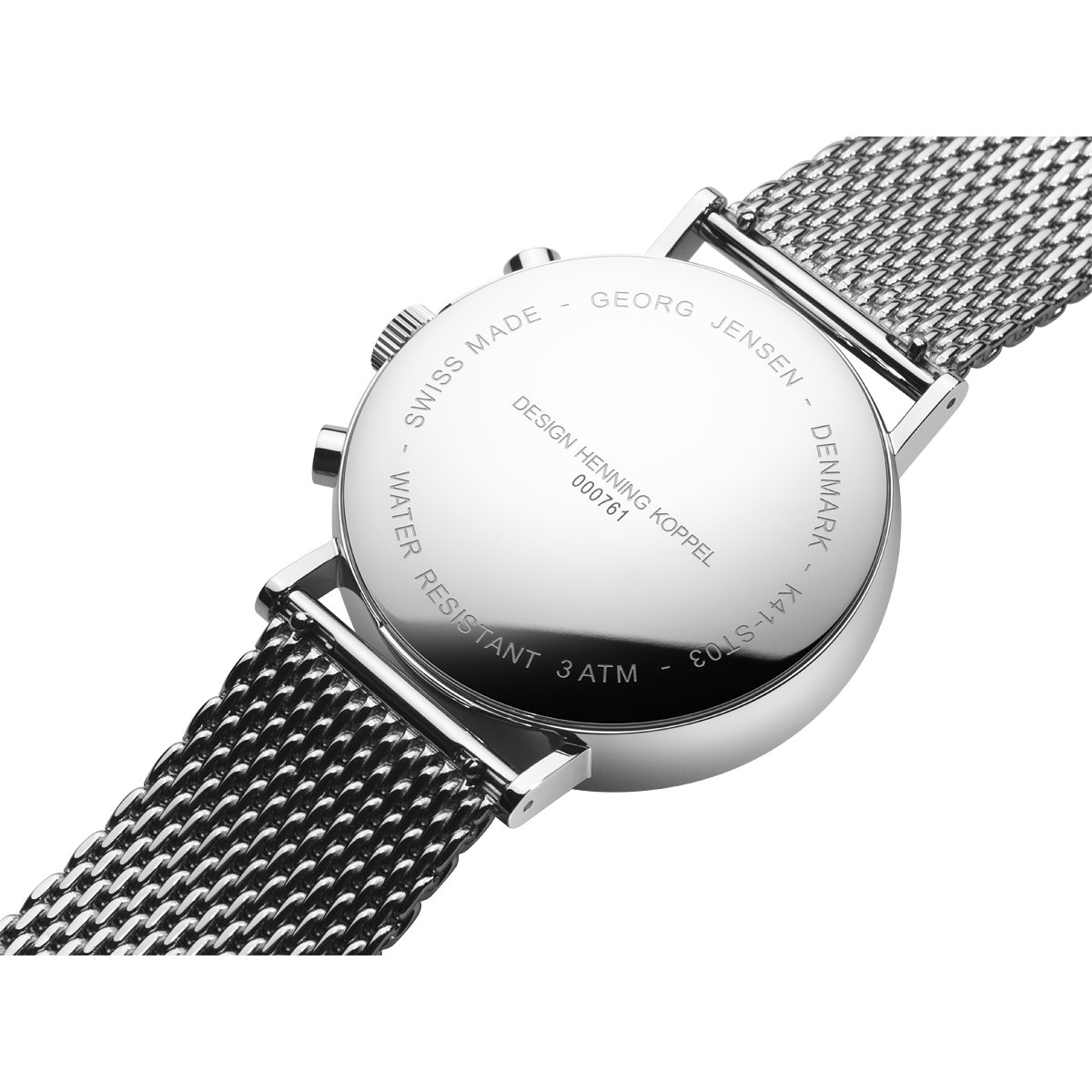 Koppel steel chronograph watch for men Jensen