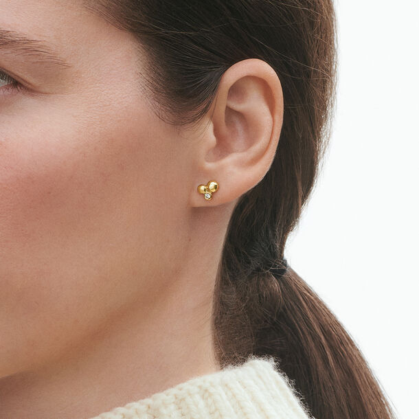 MOONLIGHT GRAPES earrings 18 kt. yellow gold with diamonds
