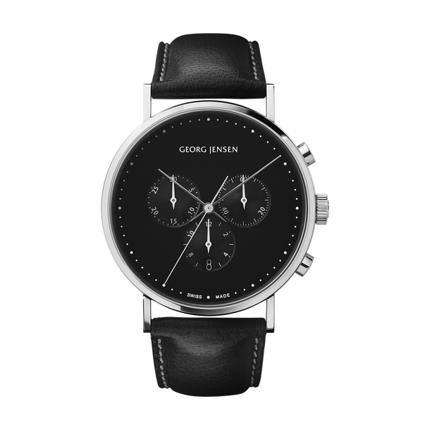 Koppel steel chronograph watch for men Georg Jensen