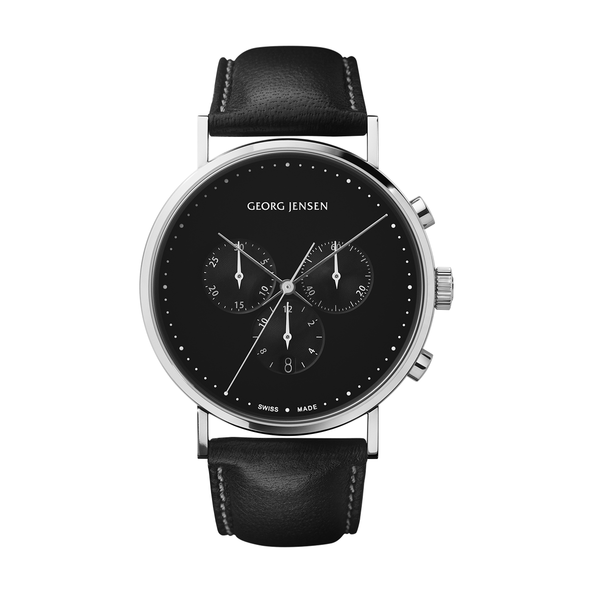 Koppel steel chronograph watch for men Georg Jensen
