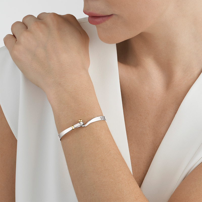 TORUN bangle - sterling silver with brilliant cut diamonds TORUN bangle - sterling silver with brilliant cut diamonds