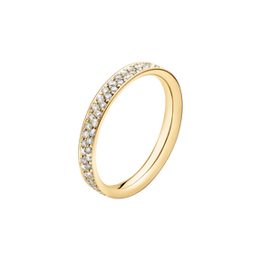 MAGIC ring - 18 kt. guld med pavéfattede brillanter