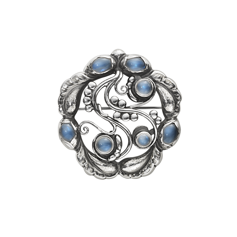 ムーンライト ブロッサム(MOONLIGHT BLOSSOM) ブローチ I Georg Jensen
