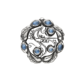 MOONLIGHT brooch 159 with moonstone MOONLIGHT brooch 159 with moonstone
