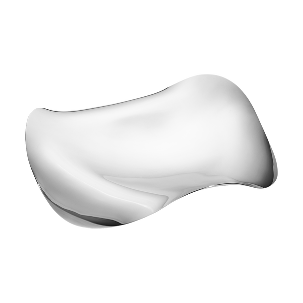 COBRA shiny silver tray in stainless steel | Georg Jensen