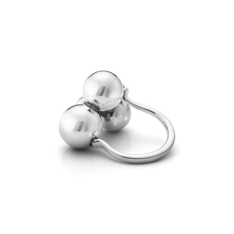 Moonlight Grapes Ring I Oxideret Sterlingsolv Med Druer