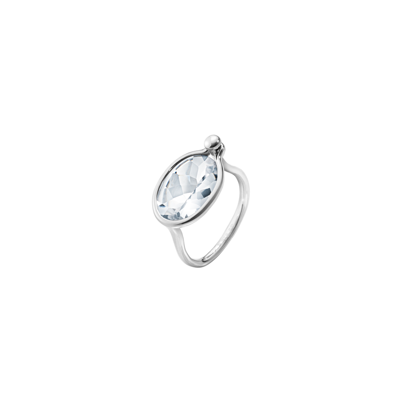 サヴァンナ Savannah リング スターリングシルバー ロッククリスタル M I Georg Jensen