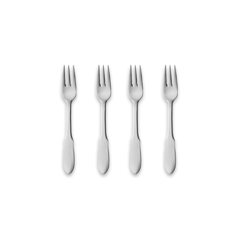 ミトラ Mitra ケーキフォーク ギフトボックス 4 本 ステンレススティール I Georg Jensen