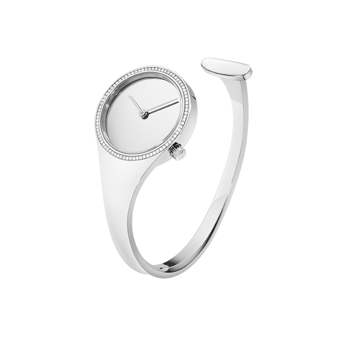 【特別セール品】 Vivianna steel and diamond bangle watch | Georg Jensen 時計