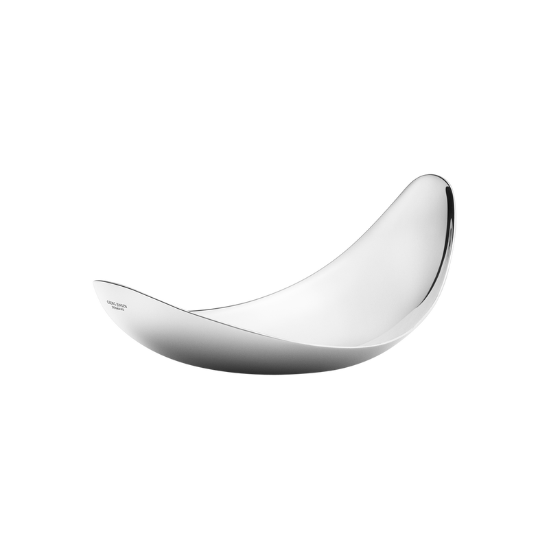 Georg Jensen Leaf Mirror Serving Dish