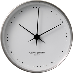KOPPEL 22 cm wall clock, stainless steel with white dial KOPPEL 22 cm wall clock, stainless steel with white dial