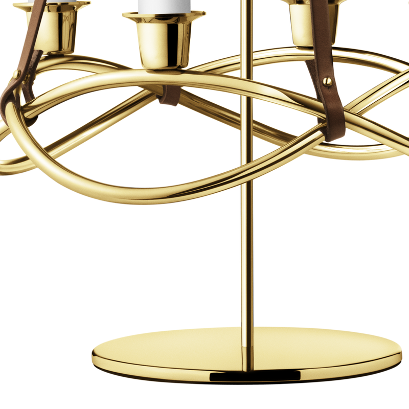 Season Extension For Christmas Candle Holders Gold Plated Steel