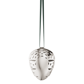 2018 Holiday Ornament Pinecone - palladium plated