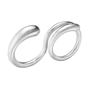 MERCY simple, double ring in sterling silver | Georg Jensen