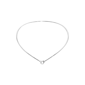 DEW DROP neck ring - sterling silver