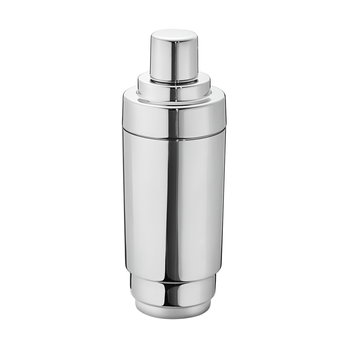MANHATTAN cocktail shaker in Art Deco inspired stainless steel